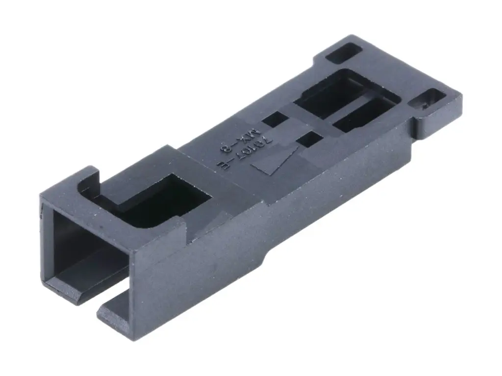 Produktfoto 1 von Molex 70107 Stecker Steckverbindergehäuse 2.54 mm, 2-polig / 1-reihig Gerade