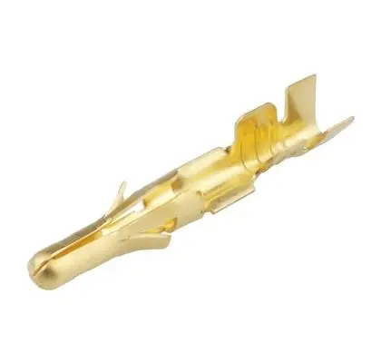 Produktfoto 1 von Molex 02-09 Crimp-Anschlussklemme, Stecker Crimpbefestigung 20 AWG, Gold 14 AWG