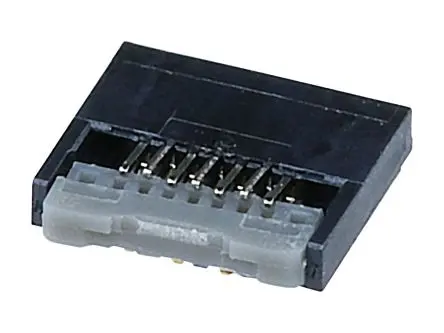 Produktfoto 1 von Molex 504754 ZIF, Oberfläche gewinkelt FPC-Steckverbinder, 7-polig Buchse / 1-reihig, Raster 0.3 mm, SMD