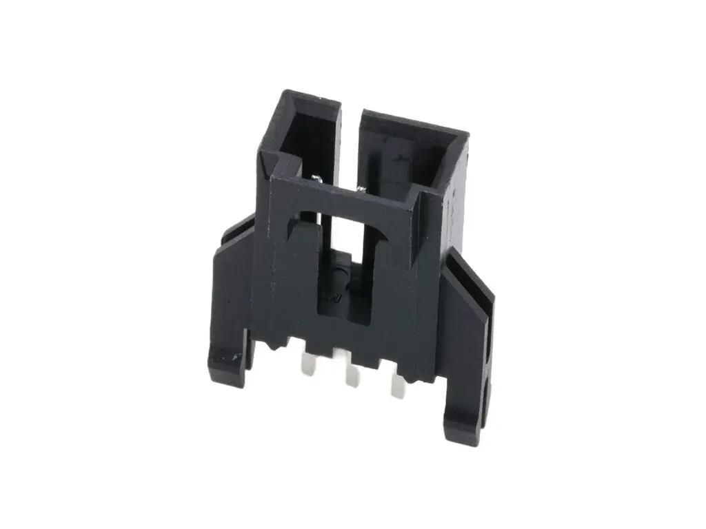 Molex 70541 Stiftsockel Vertikal, 3-polig / 1-reihig, Raster 2.54 mm Raster Durchsteckmontage, Ummantelt