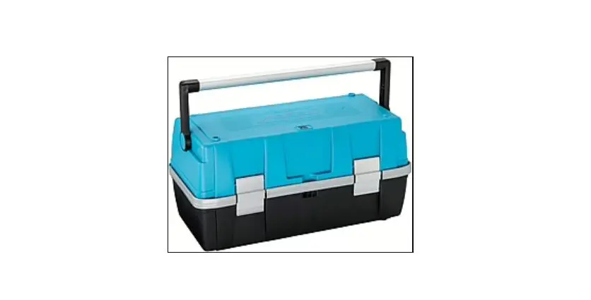 Produktfoto 1 von HAZET Kunststoff Werkzeugbox Schwarz, Blau, L. 550 mm B. 250 mm H. 270 mm, 3.37 kg, Register