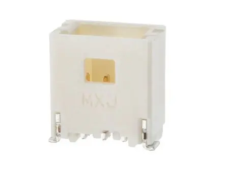 Produktfoto 1 von Molex 203556 Leiterplattenleiste Vertikal, 5-polig / 1-reihig, Raster 1 mm Raster Oberfläche, Kabel-Platine, Ummantelt