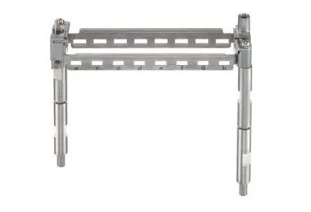 Produktfoto 1 von HARTING Han HPR EasyCon Rahmen, Buchse/Stecker, M40, 10, 4 mm², 140.4 x 43 x 43.1 mm