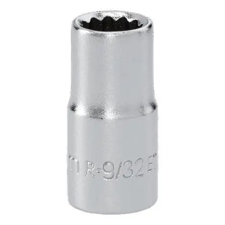 Produktfoto 1 von Facom 1/4 in 12-Kant Buchse SW 1/4 in 12-Kant x 22mm