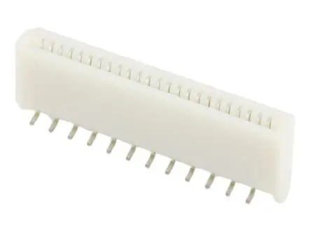 Produktfoto 1 von Molex 52207 LIF, Oberfläche Gerade FPC-Steckverbinder, 24-polig Buchse / 1-reihig, Raster 1 mm, SMD