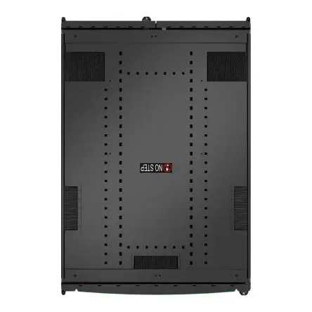 Produktfoto 1 von APC Serie NetShelter SX Gehäuse, 45 U, Stahl, Ges H. 2124 mm, Schwarz 1070 mm, 147.32 kg, 4-beinig 750 mm