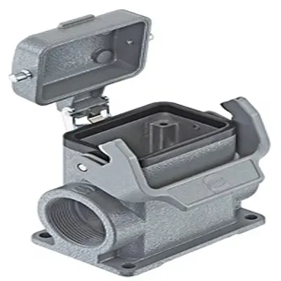 Produktfoto 1 von HARTING Han B Oberflächenmontiertes Gehäuse Einhebel 1, SMD 6B Oberflächenmontiertes Gehäuse, IP65