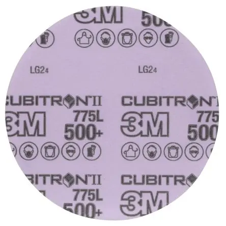 Produktfoto 1 von 3M 775L Präzisionsgeformtes Keramikkorn Folienscheibe Scheibe Ø 127 mm, Korngröße 500+ 500+ 250 per case