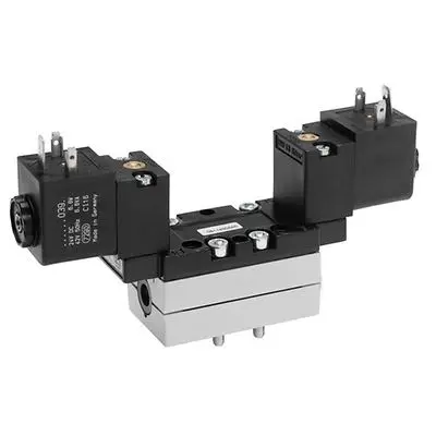 Produktfoto 1 von EMERSON – AVENTICS 5/3-Wege 581 Wegesteuerventil, Elektrisch-betätigt 24V