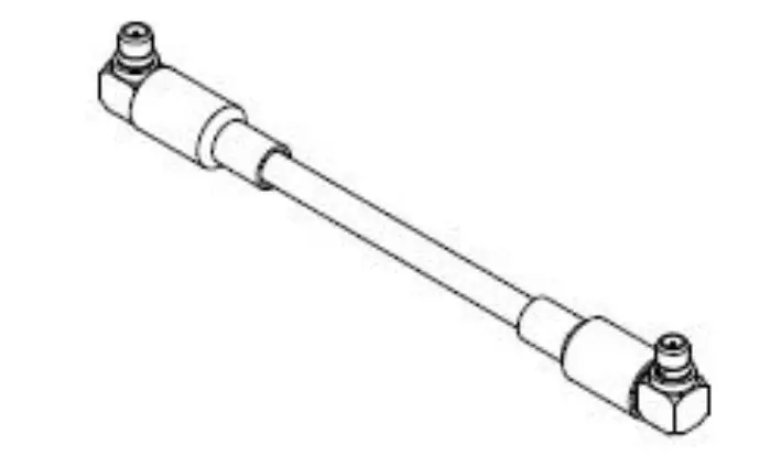 Produktfoto 1 von Molex 73116 RG316 Kabel assembliert, Abgeschlossen, 50 Ω, 304.8 mm, Aussen ø 0.81 mm Außen-ø , Schwarz