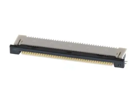 Produktfoto 1 von Molex 54132, Oberfläche gewinkelt FPC-Steckverbinder, 40-polig / 1-reihig, Raster 0.5 mm, SMD