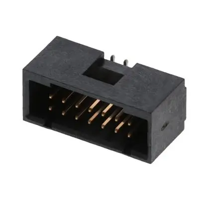 Produktfoto 1 von Molex 71349 Stiftsockel Vertikal, 14-polig / 2-reihig, Raster 2.54 mm Raster Oberfläche, Kabel-Platine, Ummantelt