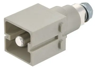Produktfoto 1 von HARTING Han Modular Modul, Stecker, M8, 1000.00V, 1-polig, 64.9 x 34.2 x 29.3 mm