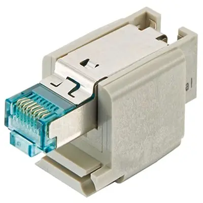 Produktfoto 1 von HARTING Han Brid Stecker Cat6a Anschluss, 1-Port 2-polig Abgeschirmt Kabel