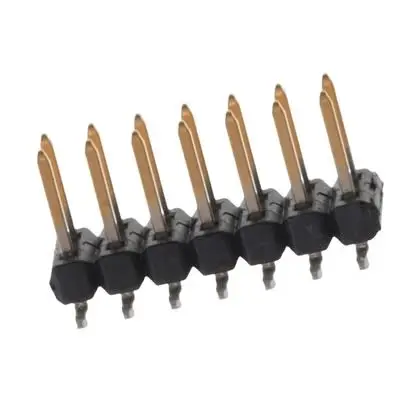 Molex 15-91 Stiftsockel Vertikal, 14-polig / 2-reihig, Raster 2.54 mm Raster Oberfläche, Kabel-Platine, Unisoliert