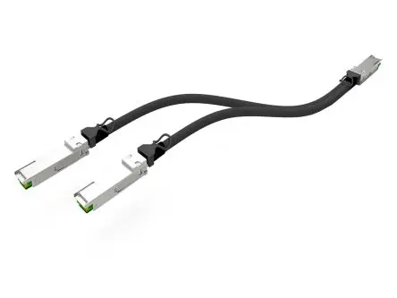 Produktfoto 1 von Molex 203366 Kabel assembliert, 2 m, Schwarz, A QSFP Stecker, B QSFP Stecker Geflecht, Polyvinylchlorid