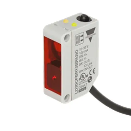 Produktfoto 1 von Carlo Gavazzi LD30C Rechteckig Optischer Sensor Hintergrundausblendung NPN Ausgang Kabel Laser