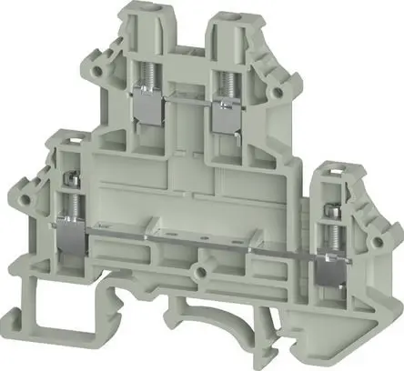 Produktfoto 1 von Wieland Anschlussklemmenblock DIN-Schiene 2 Grau, 2.5mm², 800V Schraubbefestigung
