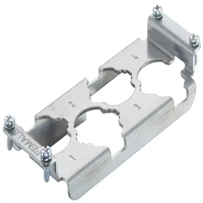 Produktfoto 1 von HARTING Han HPR Rahmen, Buchse, M3, 111 x 44 x 18.5 mm
