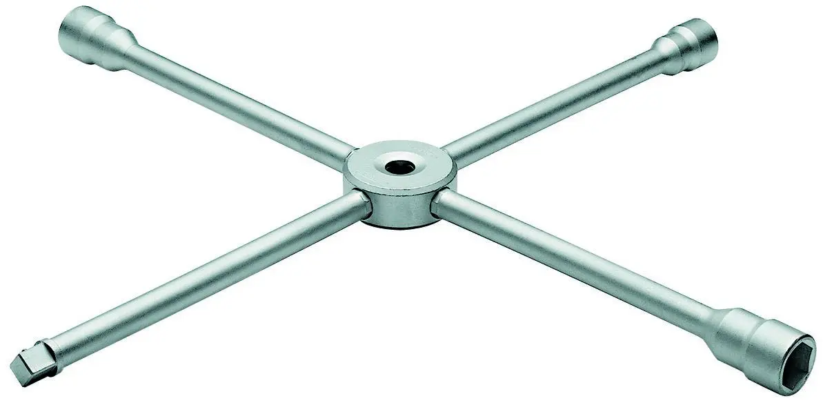 Produktfoto 1 von Gedore Schraubenschlüssel Kreuzschlüssel 4-in-1 im Vanadiumstahl 31Crv3-Gehäuse