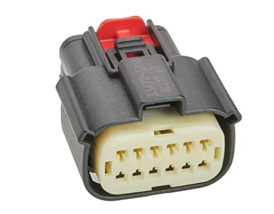 Produktfoto 1 von Molex 33472 Serie Steckverbindergehäuse 100 % Nylon, Buchse, Gerade, 12-polig, Steckverbindergehäuse