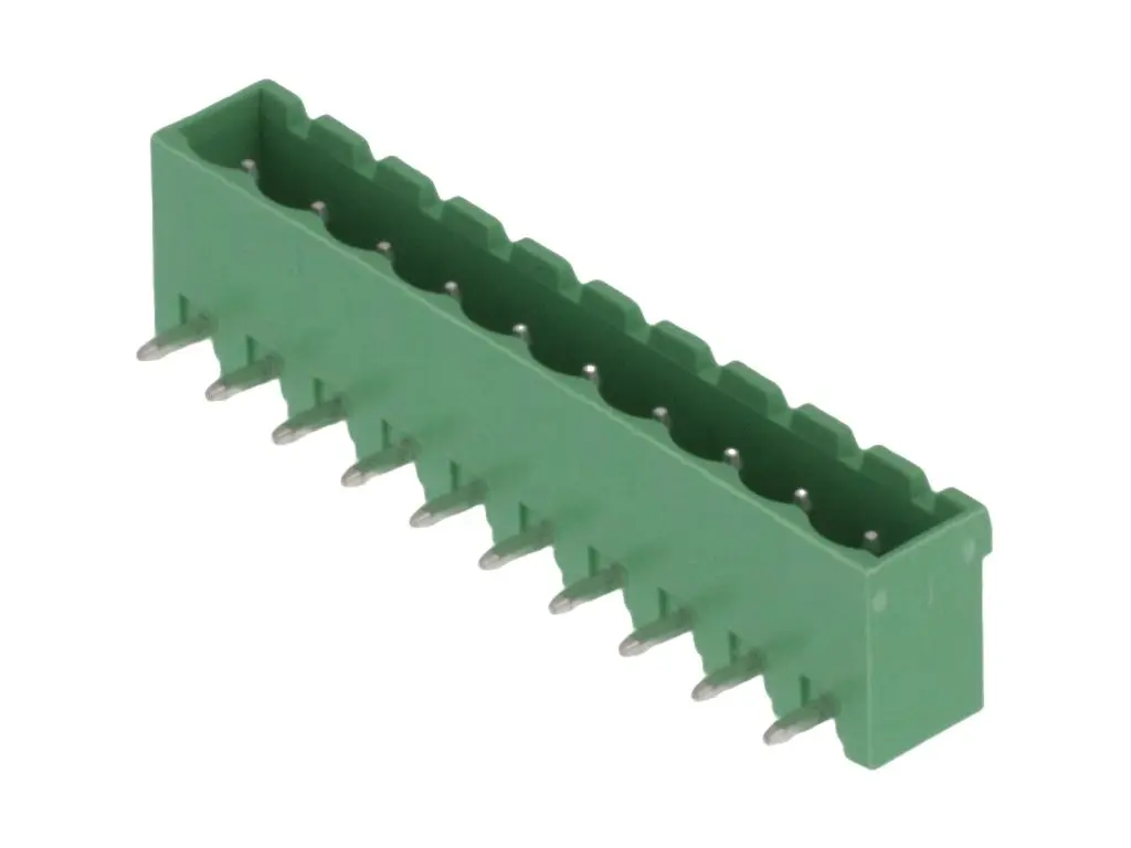 Produktfoto 1 von Molex 39532 Anschlussklemmenblock Gerade, Einsteck-Anschluss, 10-polig / 1-reihig, Raster 5.08 mm