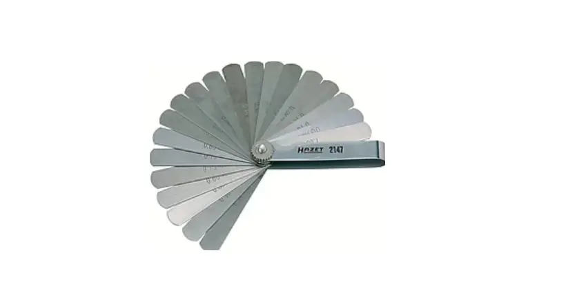 Produktfoto 1 von HAZET Fühlerlehre, 20-teilig , Edelstahl L 69.73 mm