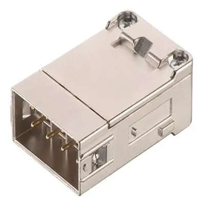 Produktfoto 1 von HARTING Han Modul Stecker, 8-polig 5A, Stromversorgungssteckverbinder in robuster Ausführung