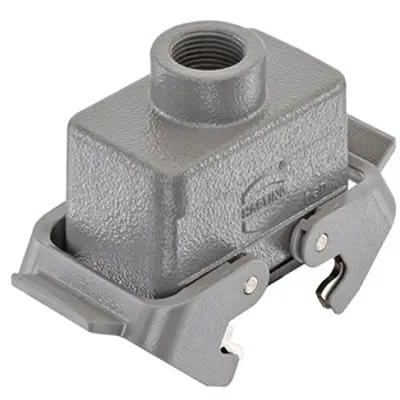 Produktfoto 1 von HARTING Han B Gehäuse Doppelter Hebel, Kabel 16B Kupplungsgehäuse, IP65