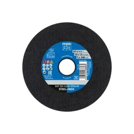 Produktfoto 1 von PFERD Rüggeberg France Line SG STEELOX Aluminiumbeschichtet Ø 125 mm / Stärke 1 mm 25 Stück