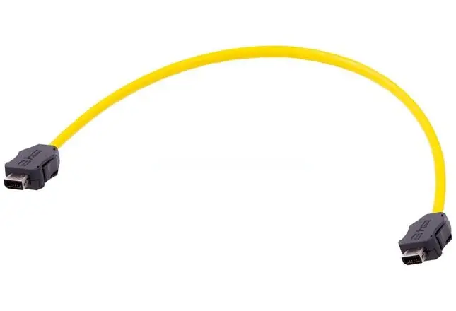 Produktfoto 1 von HARTING IX Industrial Cat6a Kabel assembliert, 3 m, Gelb, A IX Industrie Stecker, B Ix Industriell Stecker Abgeschirmt,
