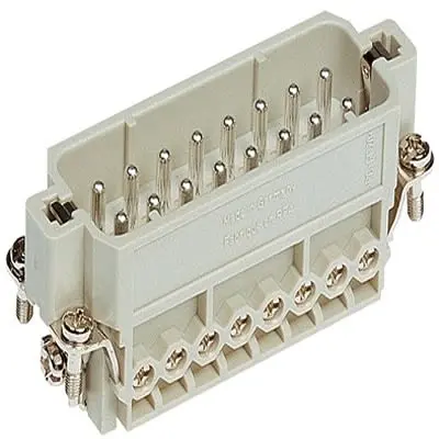 Produktfoto 1 von HARTING Han A Hochleistungssteckverbinder-Einsätze und -Module Stecker, 16-polig 16A, Stromversorgungssteckverbinder in