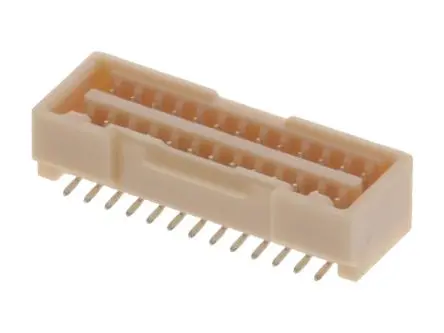 Produktfoto 1 von Molex 504187 Leiterplattenleiste Vertikal, 26-polig / 2-reihig, Raster 1.25 mm Raster Oberfläche, Kabel-Platine,