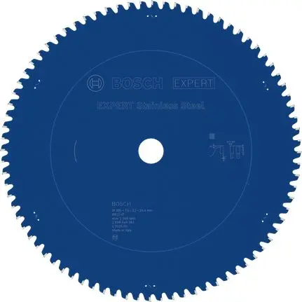 Produktfoto 1 von Bosch 80 Hartmetall Edelstahl Kreissägeblatt, Ø 305 mm 1