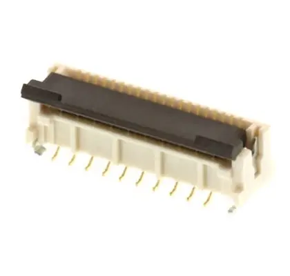 Produktfoto 1 von Molex 501951, Oberfläche Vertikal FPC-Steckverbinder, 20-polig / 1-reihig, Raster 0.5 mm, SMD