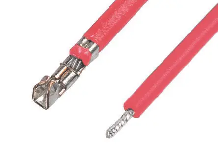 Produktfoto 1 von Molex PicoBlade-Buchse 214921 Vorgecrimpter Anschluss PicoBlade, Rot, 225 mm