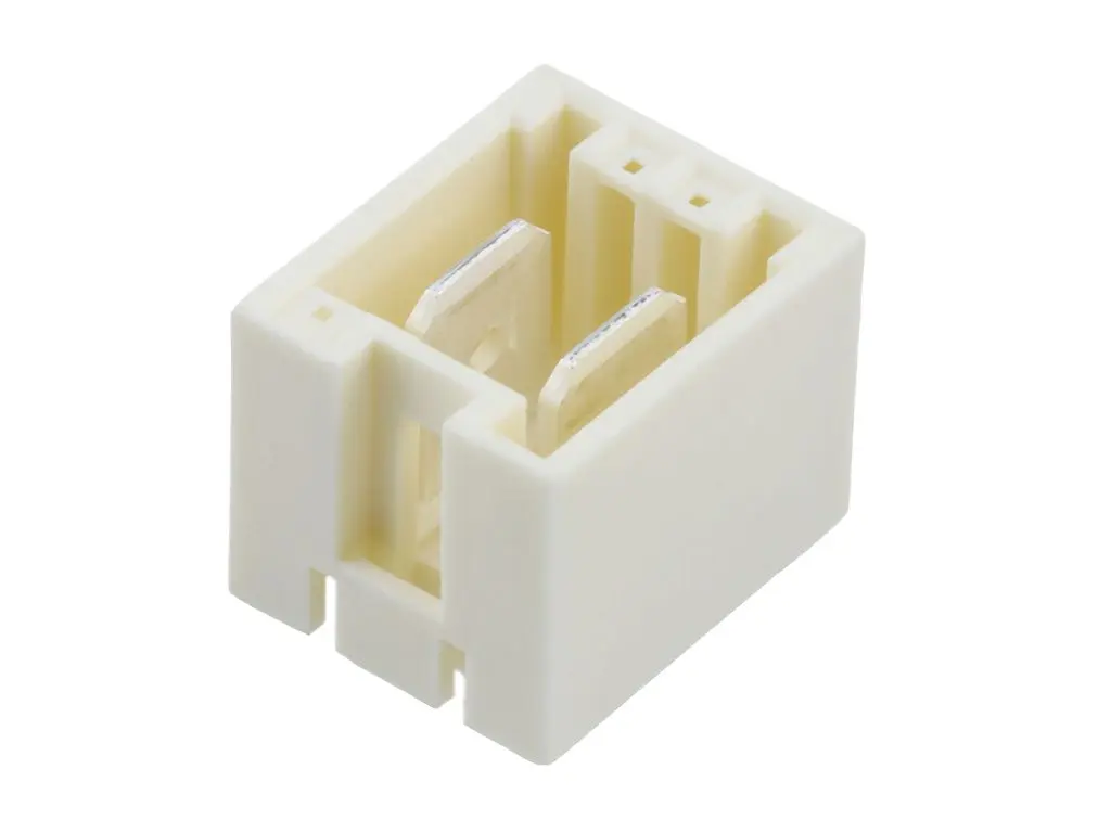 Molex 91999 Leiterplattenleiste Vertikal, 2-polig / 1-reihig, Raster 5 mm Durchsteckmontage, Kabel-Platine, Ummantelt