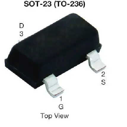 Produktfoto 1 von Vishay SQ2318CES N-Kanal, Oberfläche MOSFET Erweiterung 40 V / 7 A 2 W, 3-Pin SOT-23-3