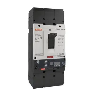 Produktfoto 1 von Lovato P5ME P5ME3, MCCB 3-polig, 600A Schraubanschlussklemme / Abschaltvermögen 65 kA 600V ac 500 V dc