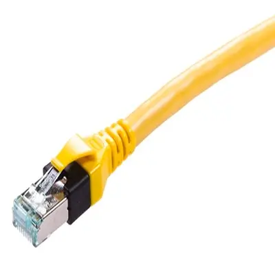 Produktfoto 1 von HARTING DualBoot Cat6a Kabel assembliert, 10 m, Gelb, A RJ45 Stecker, B RJ45 Stecker Abgeschirmt, Polyurethan