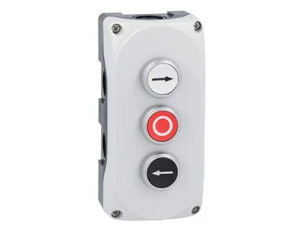 Produktfoto 1 von Lovato Bündig LPZP3A8 Steuerstation-Schalter 1 Öffner, Nein Schwarz, Rot, Weiß Polycarbonat, IP66, IP67, IP69K Grau