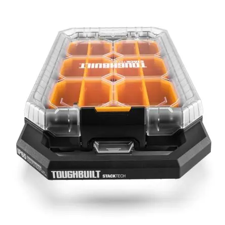 Produktfoto 1 von Toughbuilt Industries Kunststoff Organisator Organizer-Werkzeugkoffer Schwarz, Gelb, 1 Schubladen, L. 500.00 mm B. 50 H.