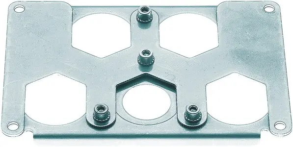 Produktfoto 1 von HARTING Han HPR Rahmen, Stecker, M5, 133 x 89 x 89 mm