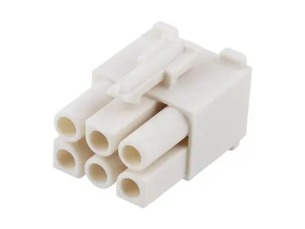 Produktfoto 1 von Molex 19-09 Buchse Gehäuse 6.7 mm, 6-polig / 2-reihig Gerade, Platine