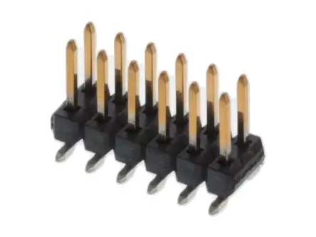 Produktfoto 1 von Molex 71308 Leiterplattenleiste Vertikal, 18-polig / 2-reihig, Raster 2.54 mm Raster Oberfläche, Kabel-Platine,