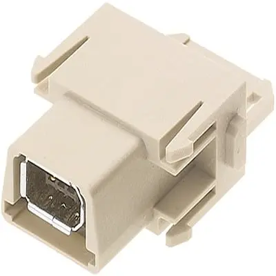 Produktfoto 1 von HARTING Han Modular Modul Buchse, 6-polig 1A, Panel, Übergangssteckverbinder