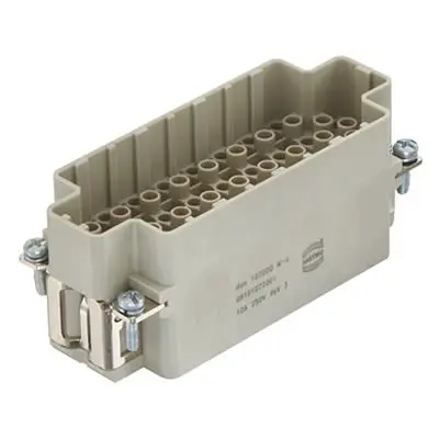 Produktfoto 1 von HARTING Han DDD Hochleistungssteckverbinder-Einsätze und -Module Stecker, 107-polig 10A, Stromversorgungssteckverbinder