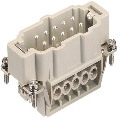 Produktfoto 1 von HARTING Han Ex Hochleistungssteckverbinder-Einsätze und -Module Stecker, 10-polig 16A, Stromversorgungssteckverbinder in