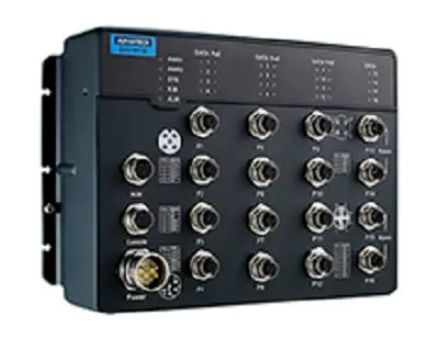 Produktfoto 1 von Advantech EKI:9516 Ethernet-Switch 12-Port Managed Power Over Ethernet