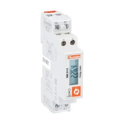 Produktfoto 1 von Lovato DMED Energiemessgerät LCD Energiemessgerät / 1-phasig Impulsausgang
